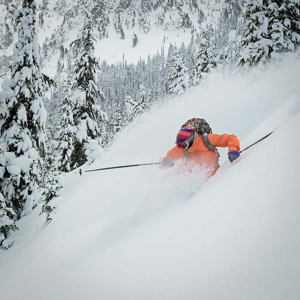 About Kinetichain Backcountry Skier Pow